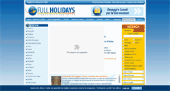 Desktop Screenshot of fullholidays.it